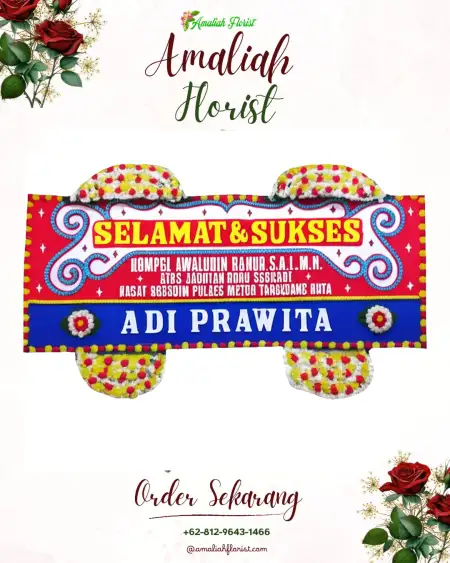 Papan Bunga Ucapan Selamat Harimau Tandang